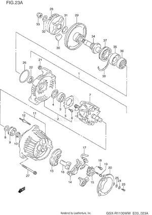 Alternator (model S/t/v/w) Schematic