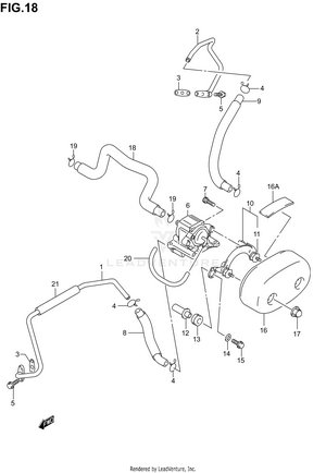 Second Air (model K1/k2/k3/k4) Schematic