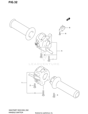 Handle Switch Schematic