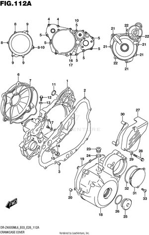Crankcase Cover Schematic