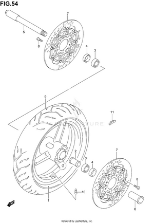 Front Wheel Schematic