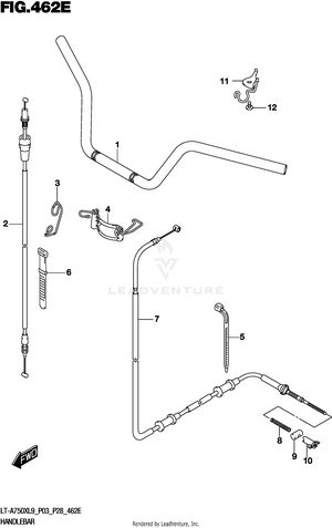 Handlebar (lt-a750xpl9 P28) Schematic