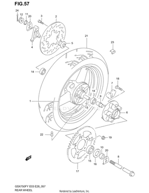 Rear Wheel Schematic
