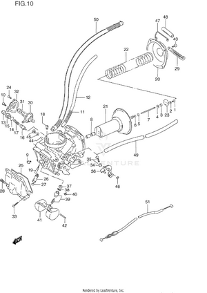 Carburetor (front) Schematic
