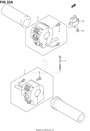 Handle Switch (model K4) Schematic