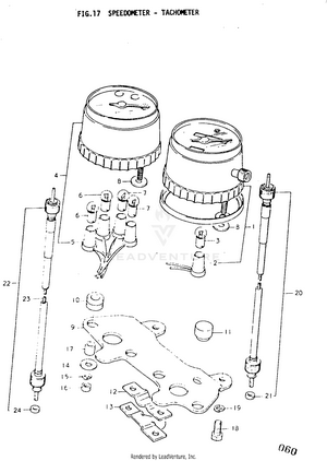 Speedometer - Tachometer Schematic