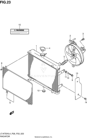 Radiator (lt-a750xzl4 P33) Schematic