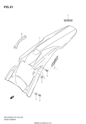Rear Fender Schematic
