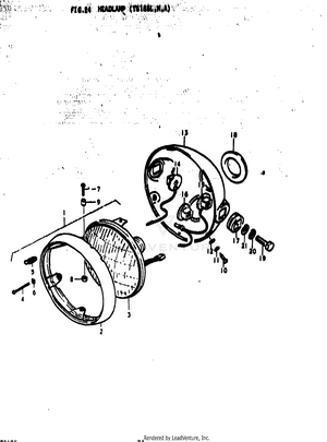 Headlamp (ts185l Schematic