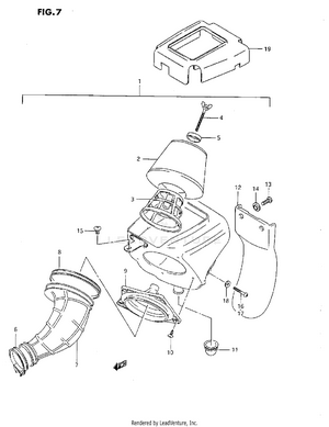 Air Cleaner (h/j/k/l/m/n/p/r) Schematic