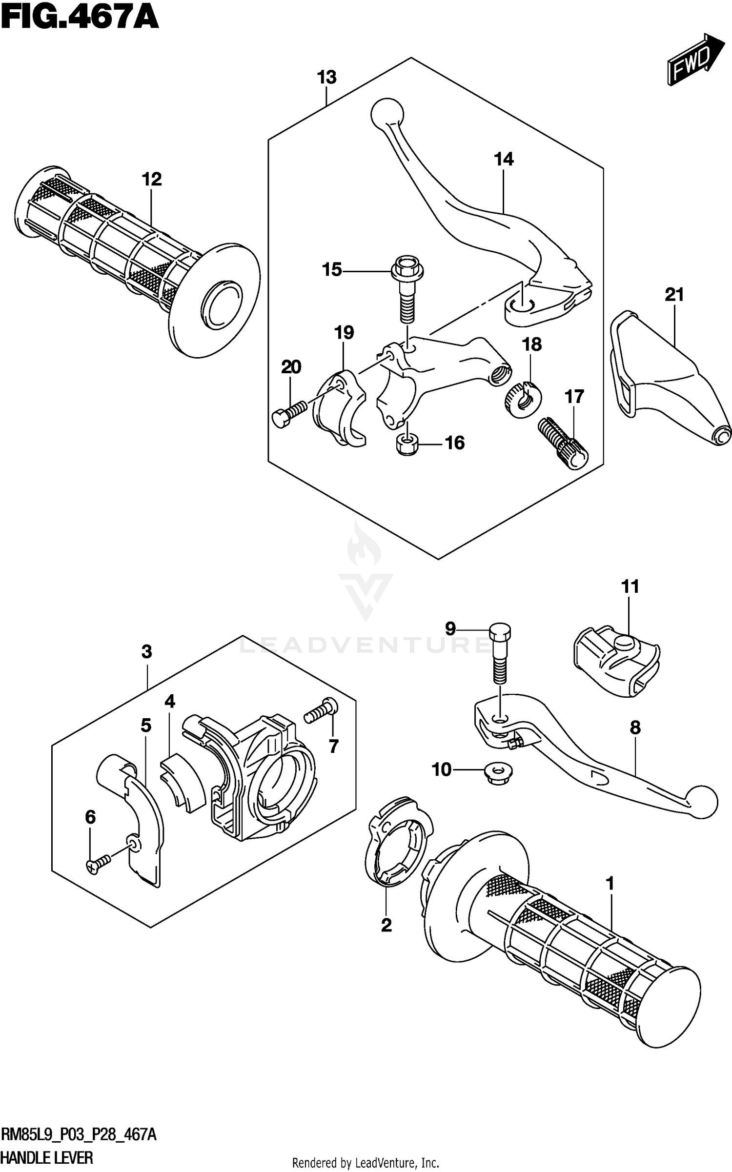 HANDLE LEVER