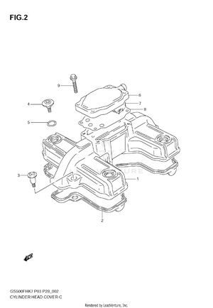 Cylinder Head Cover Schematic