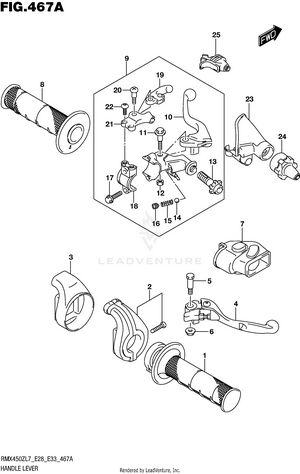 Handle Lever Schematic
