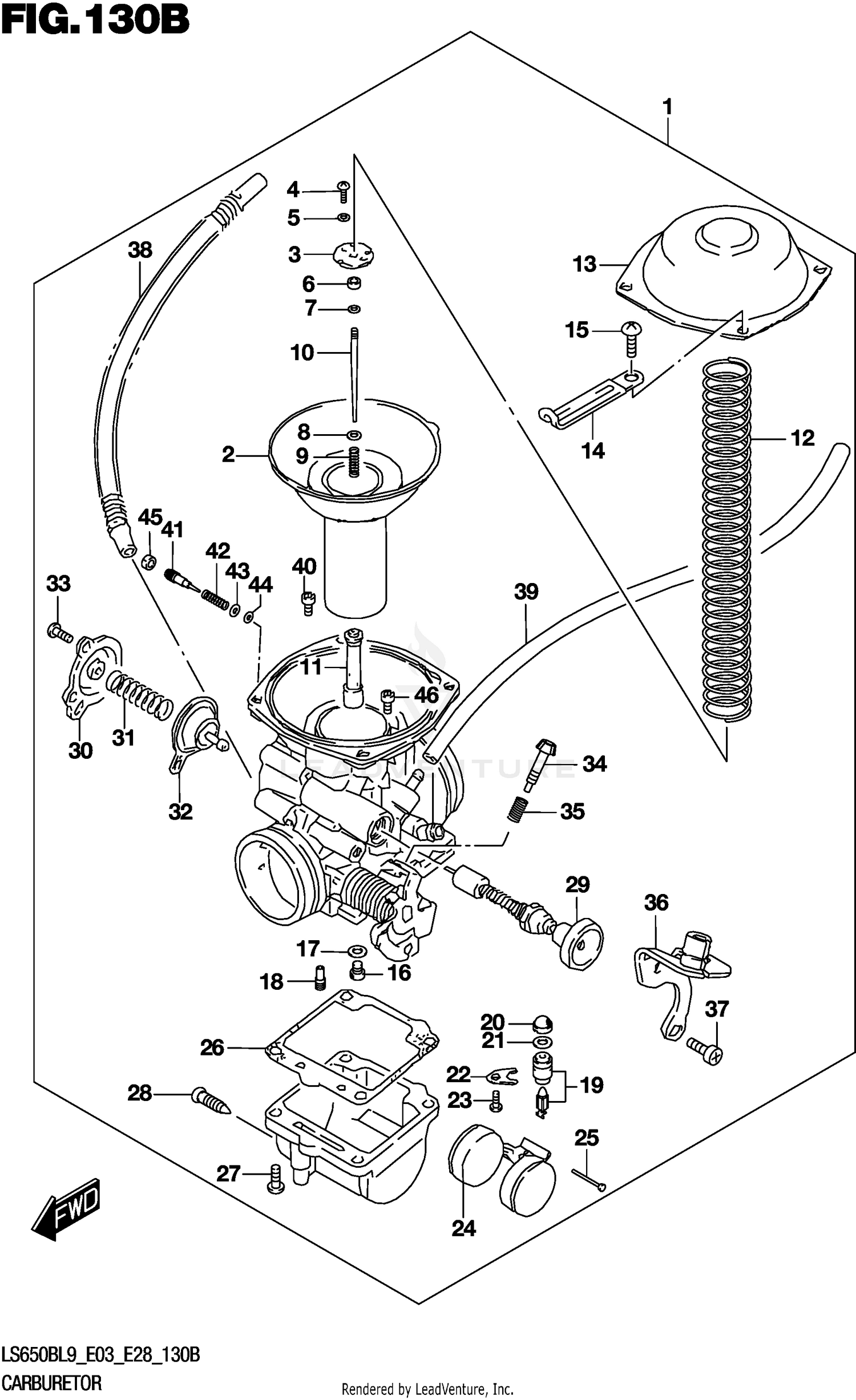 CARBURETOR (LS650BL9 E28)