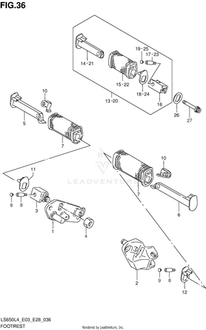 Footrest Schematic