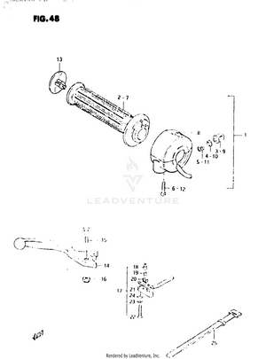 Right Handle Switch (model T Schematic