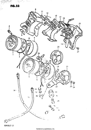 Speedometer - Tachometer Schematic