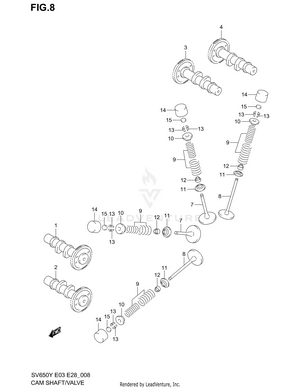 Cam Shaft / Valve Schematic
