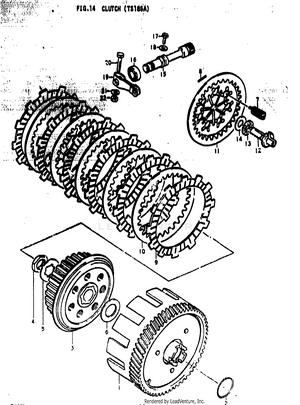 Clutch (ts185a) Schematic