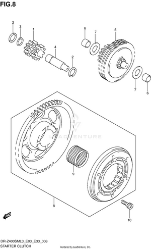 Starter Clutch Schematic