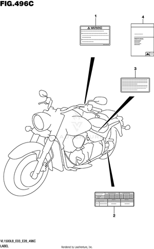 Label (vl1500bl8 E33) Schematic