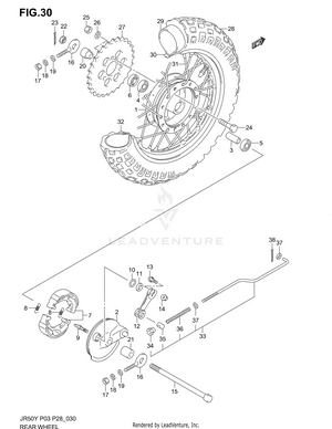 Rear Wheel Schematic