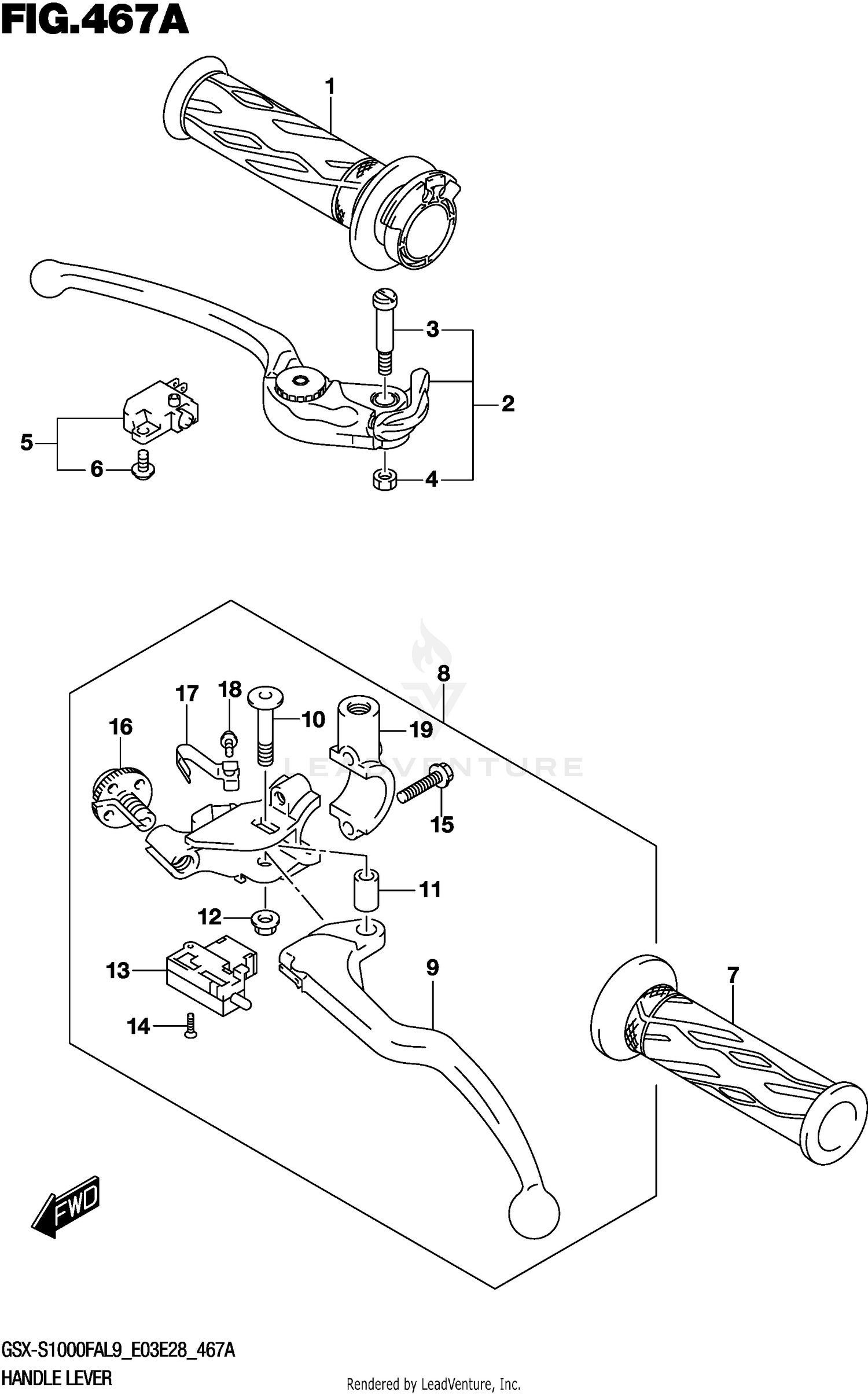 HANDLE LEVER