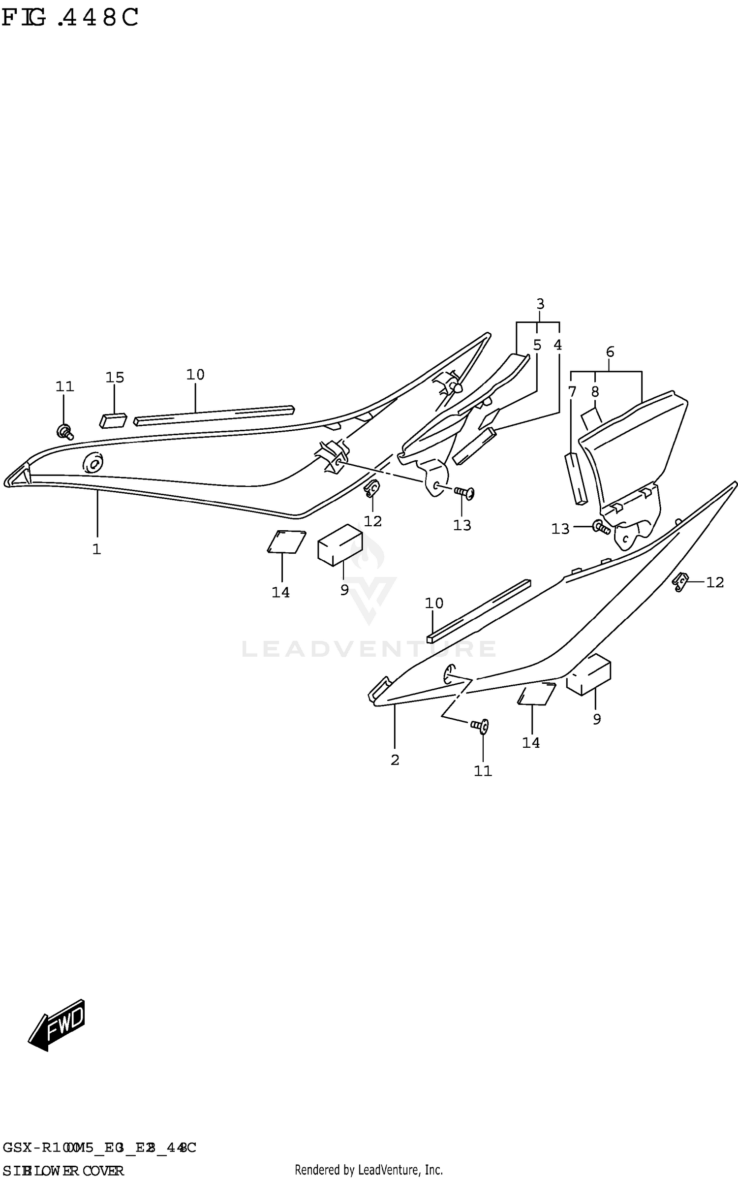 SIDE LOWER COVER (GSX-R1000RZA)