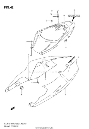 Frame Cover (model K7) Schematic