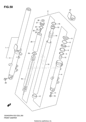 Front Damper Schematic