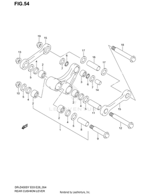 Rear Cushion Lever Schematic