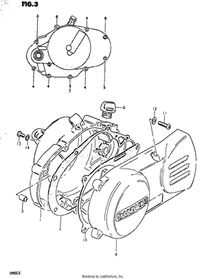 Crankcase Cover Schematic