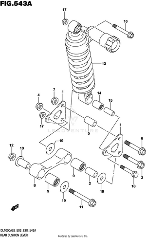 Rear Cushion Lever Schematic