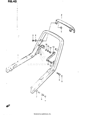 Pillion Rider Handle Schematic