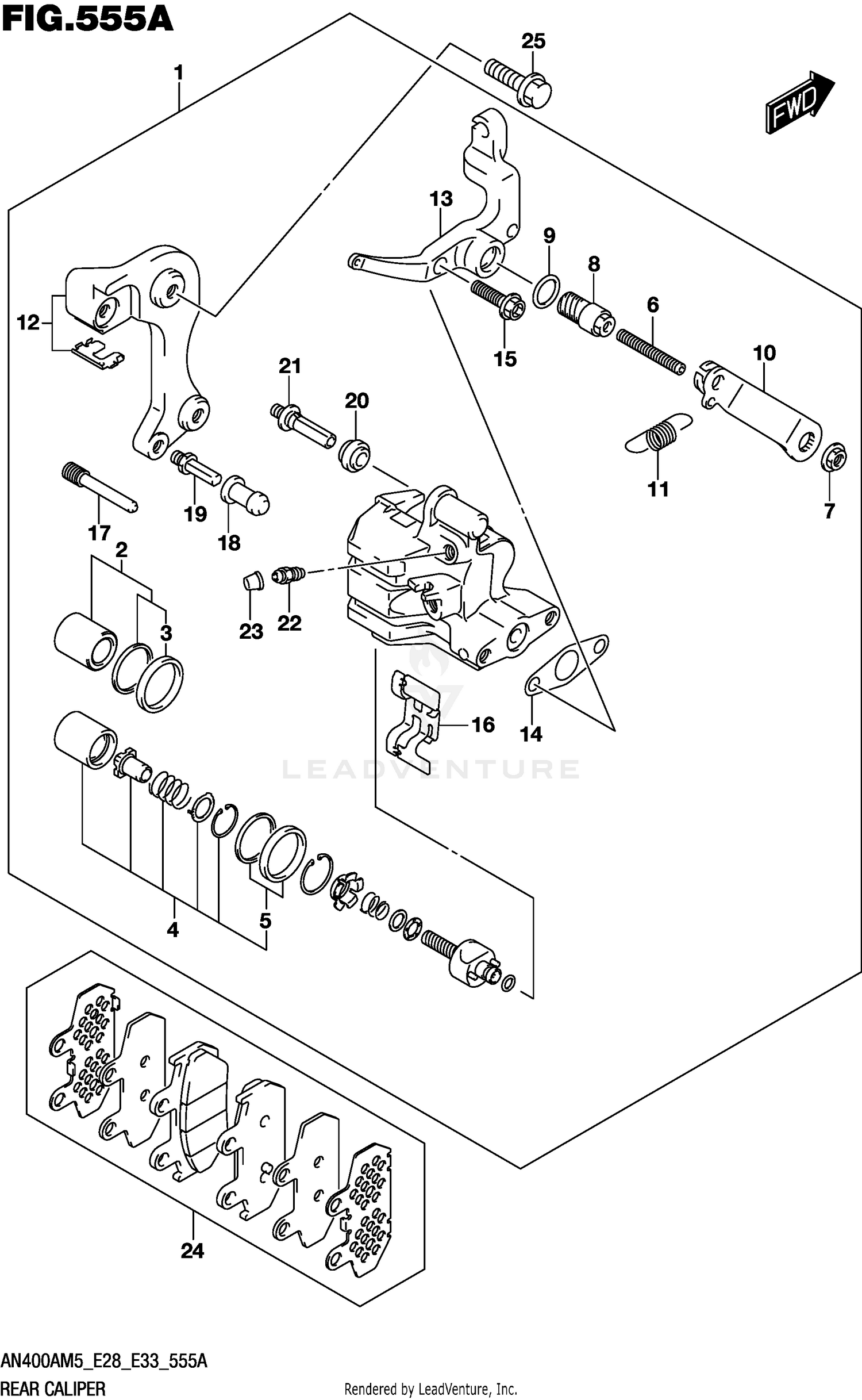 REAR CALIPER