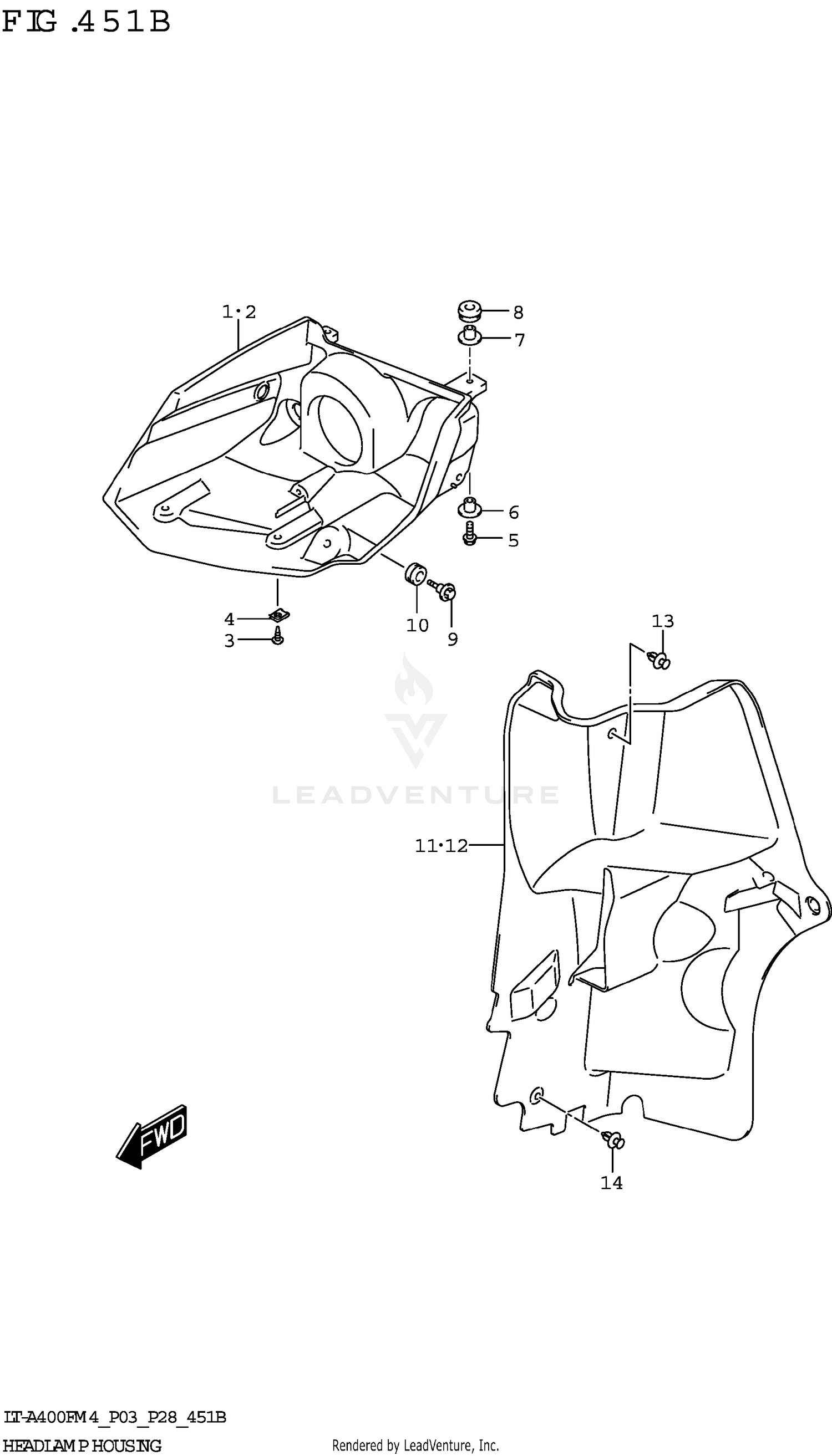 HEADLAMP HOUSING (P03)