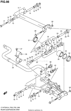 Rear Suspension Arm Schematic