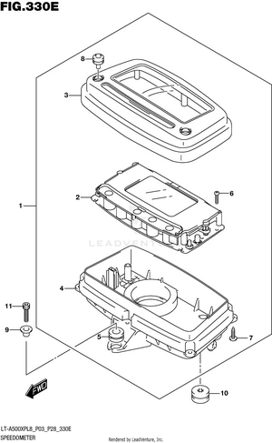 Speedometer (lt-a500xpbl8 P28) Schematic