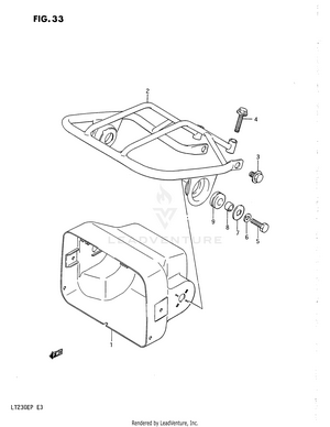 Headlamp Housing Schematic