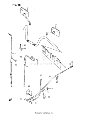 Handlebar-control Cable Schematic