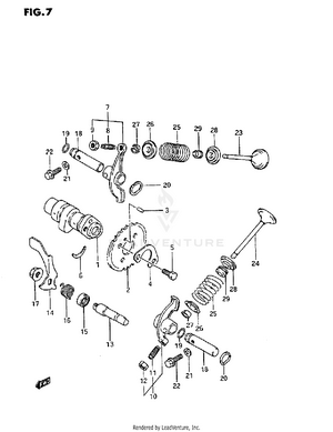 Cam Shaft-valve Schematic