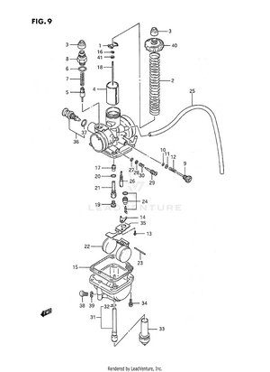 Carburetor (model J/k) Schematic