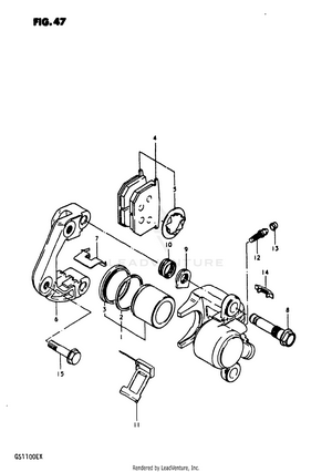 Front Calipers Schematic