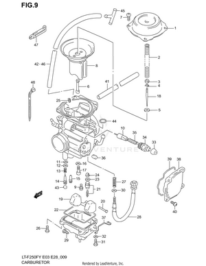 Carburetor (model X) Schematic