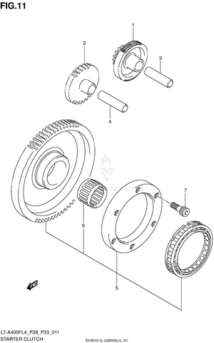 Starter Clutch Schematic