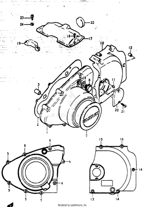 Crankcase Lh Cover Schematic