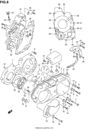 Crankcase Cover Schematic