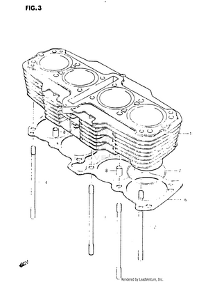 Cylinder (gs1150es3/ese -e.no.101424) Schematic
