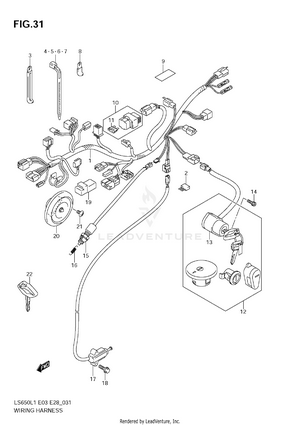 Wiring Harness (ls650l1 E28) Schematic