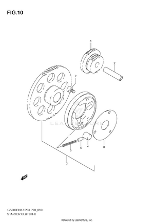 Starter Clutch Schematic